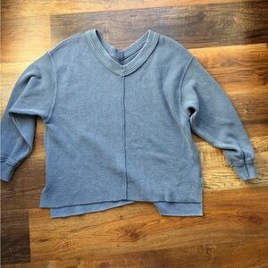 Aerie Heather Gray Knit Sweater